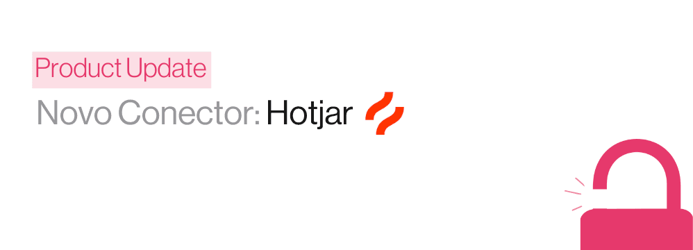 Hotjar logo with user behavior data being synced to a data warehouse