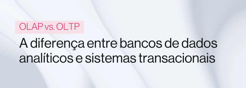 OLAP vs. OLTP