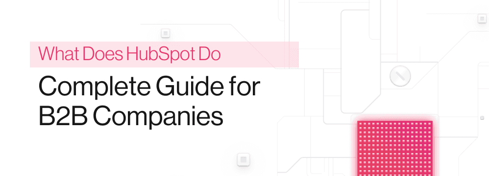 What does HubSpot do?