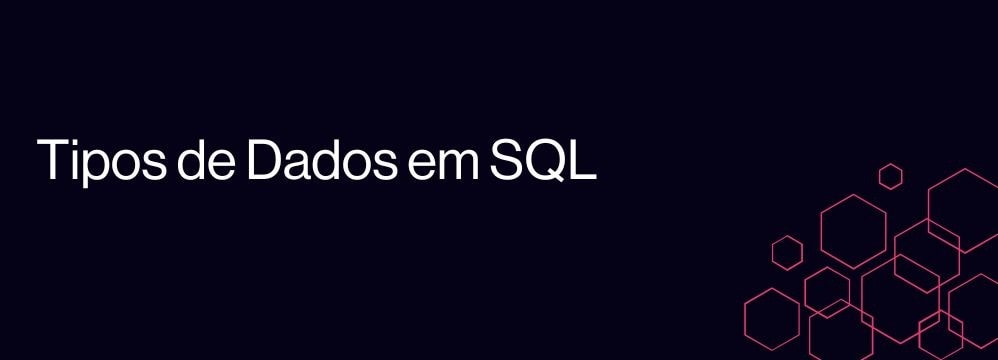 Tabela SQL com colunas de diferentes tipos de dados destacando INT, VARCHAR, DATE e FLOAT