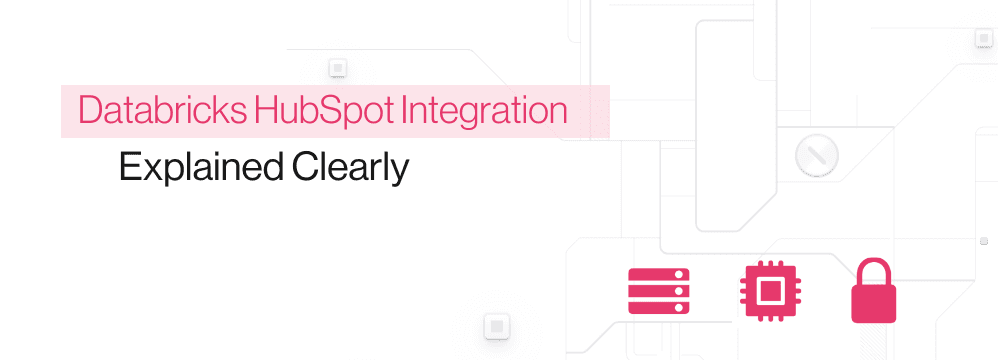 Diagram illustrating HubSpot data flowing into Databricks for CRM analytics and modeling